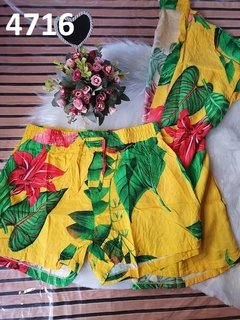 Conjunto Viscose Kimono e Shorts (CJV4716)