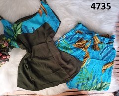 Conjunto Crepe Blusinha e Shorts (CJV4735) - comprar online