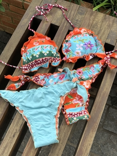 TRIKINI DUPLA FACE - FLORAL