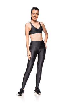 LEGGING CRISTAL SHINE - GRAFITE na internet