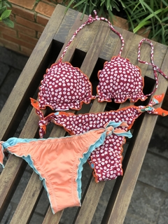 TRIKINI DUPLA FACE - FLORAL - comprar online