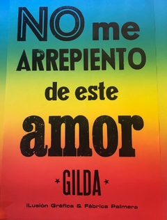 Lamina / No me arrepiento de este amor / GILDA en internet