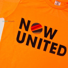 Camiseta Now United Laranja Neon - comprar online