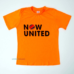 Camiseta Now United Laranja Neon