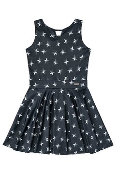 Vestido preto estrelas Vic&Vicky