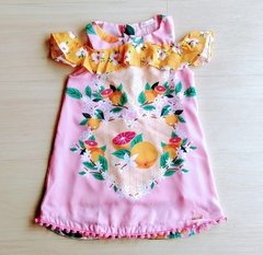 Vestido laranjas Ciganinha Mon Sucré