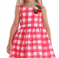 Vestido infantil cerejinha Mon Sucré verão - loja online