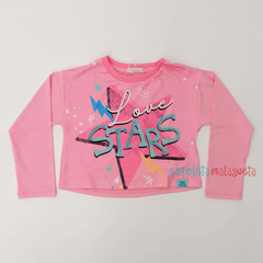 Conjunto infantil Sonho Estrelado saia e blusa Mon Sucré outono-inverno - Espoleta Malagueta