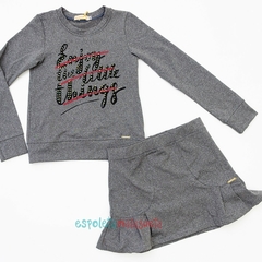 Conjunto enjoy the little things cinza Ser Garota