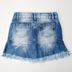 Imagem do Conjunto bata abacaxi e saia jeans Mon Sucré