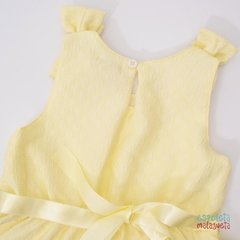 Imagem do Vestido Festa Infanti Amarelo