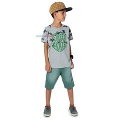 Imagem do Camiseta menino street Skate camuflada Tom Quest
