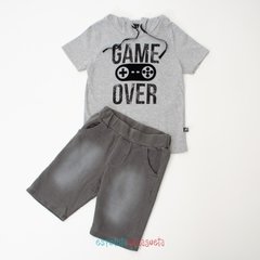 Camiseta menino Game Over Tom Quest - Espoleta Malagueta