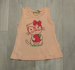 Camiseta gatinha morango Kukiê - Espoleta Malagueta