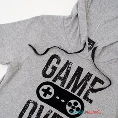 Camiseta menino Game Over Tom Quest na internet