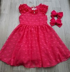 Vestido corações Infanti