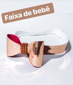 Faixa de cabelo com strass vermelho lonita Delicat