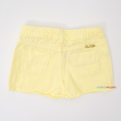 Shorts Kukiê destroyed sarja amarelo - comprar online