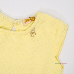 Conjunto Kukiê saia e cropped amarelo - comprar online