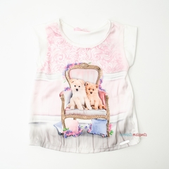 Camiseta Arte Menor/Kukiê Cachorros