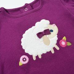 Body Camiseta manga longa Gymboree Ovelhinha coleção Loveable Lamb na internet