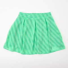 Conjunto saia verde e cropped Sunshine Vic&Vicky - Espoleta Malagueta