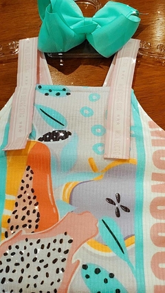 Conjunto infantil cropped e saia tule Tutti Frutti Mon Sucré na internet