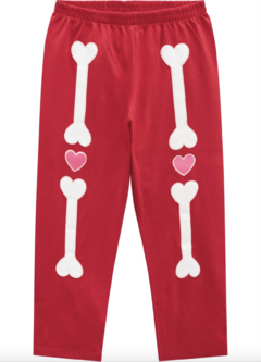 Pijama infantil esqueleto vermelho brilha no escuro 3 anos e 4 anos - comprar online