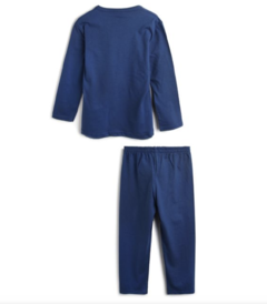 Pijama infantil menino esqueleto azul brilha no escuro - loja online