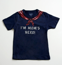 Conjunto bebê menino eu sou o herói da mamãe - Espoleta Malagueta