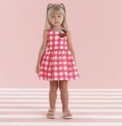 Vestido infantil cerejinha Mon Sucré verão - comprar online