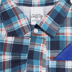 Camisa infantil xadrez manga longa - comprar online