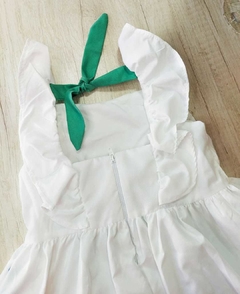 Imagem do Vestido infantil branco arco-íris Mon Sucré verão