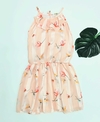 Vestido tulipa pêssego Infanti