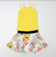 Conjunto Blusinha e saia floral Vic & Vick - comprar online