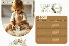 Calendário 2025 - Ano Novo - Guirlanda - comprar online