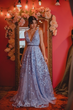 versala dress azul - loja online