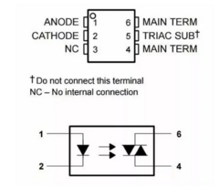 Moc3020 Ci Dip6 Optoacoplador Fotoacoplador Arduino na internet