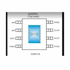 CS8511E Ci Smd Cs8511e Sop8 Cs8511 Amplificador Audio Som 17w na internet