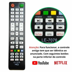 Controle Remoto Para Tv Hq Smart Hk320df Hqs32nkh Hqs43nkh - comprar online