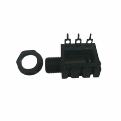 Conector Jack J10 P10 Estereo Plastico Circuito Aberto 3 pin - Ponto de Eletrônicos Acessórios Ltda