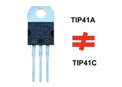 Transistor Tip41A = Tip 41A = Tip41 A na internet