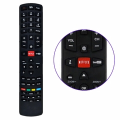 Controle Compatível Com Tv Led 3d Philco Rc3100l03 Netflix - loja online