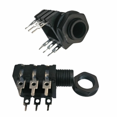 Conector Jack J10 P10 Estereo Plastico Circuito Fechado 6p - Ponto de Eletrônicos Acessórios Ltda