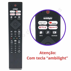 Controle compatível Philips Tv Android Serie 7900 Ambilight na internet