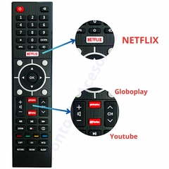 Controle Remoto Compatível Com Tv Semp Toshiba Sti Ct-6810 - comprar online