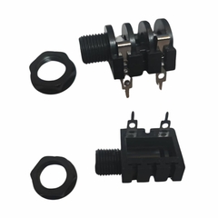 Conector Jack J10 P10 Mono Plastico Circuito Aberto 2p na internet