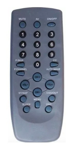 Controle Compatível Com Tv Tubo Cce Modelo Antiga Universal