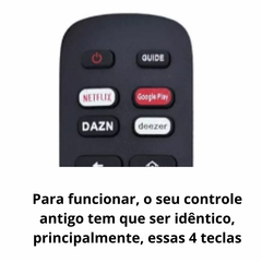 Controle Remoto Compatível Com Tv Aoc Roku Tv - Ponto de Eletrônicos Acessórios Ltda