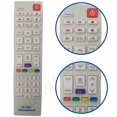 Controle Remoto AzAmerica Digital Branco SKY-7081 - comprar online